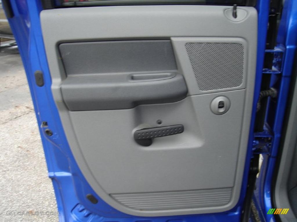 2008 Ram 1500 Big Horn Edition Quad Cab 4x4 - Electric Blue Pearl / Medium Slate Gray photo #24