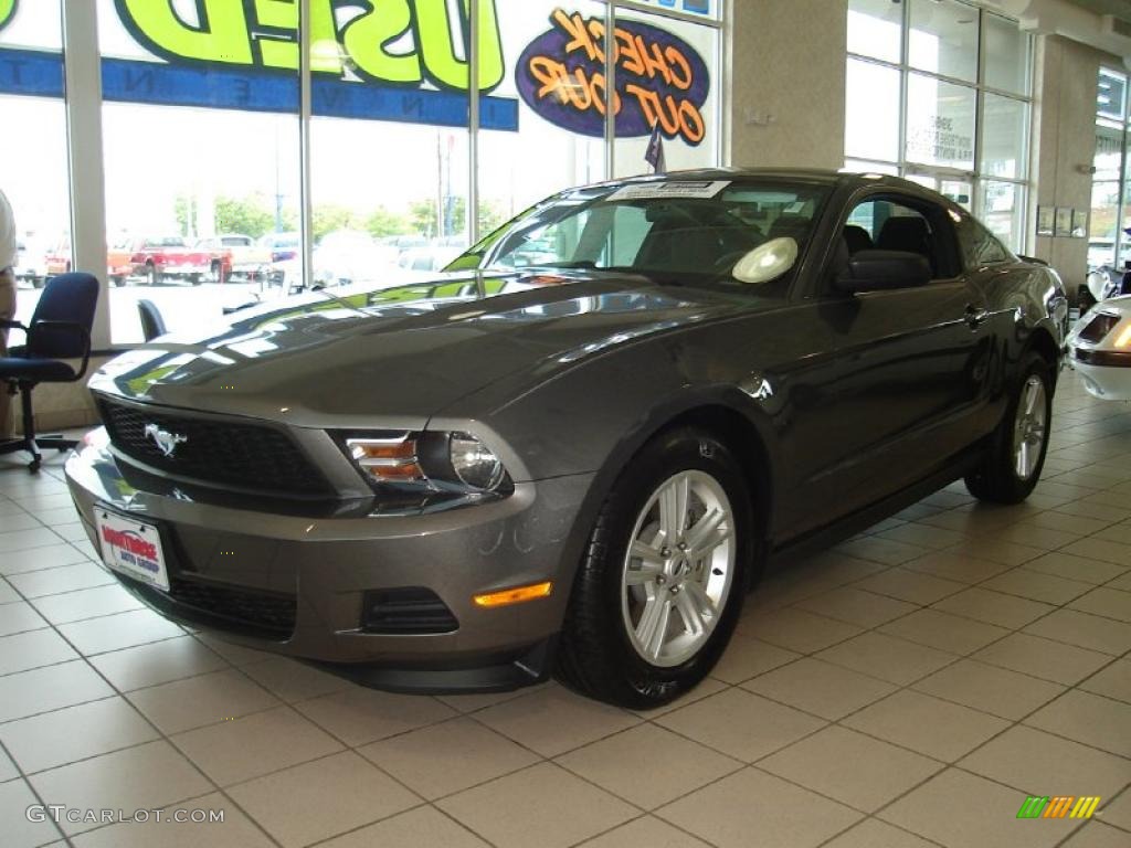 2011 Mustang V6 Coupe - Sterling Gray Metallic / Charcoal Black photo #1
