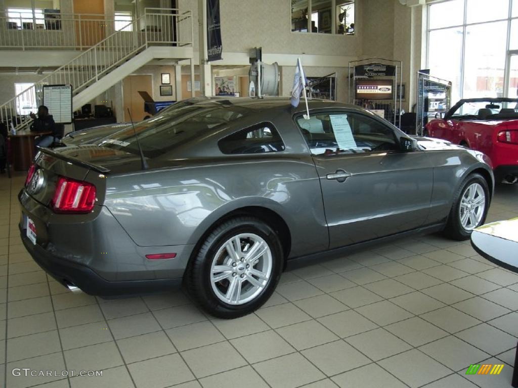 2011 Mustang V6 Coupe - Sterling Gray Metallic / Charcoal Black photo #6
