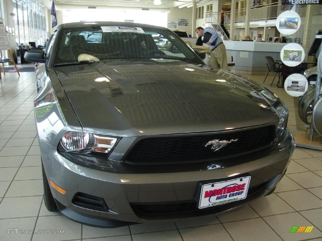 2011 Mustang V6 Coupe - Sterling Gray Metallic / Charcoal Black photo #8