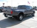 2008 Dark Shadow Grey Metallic Ford F350 Super Duty Lariat Crew Cab 4x4 Dually  photo #3