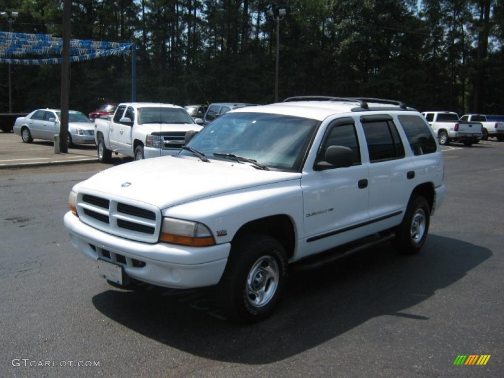 1999 Durango SLT 4x4 - Bright White / Agate photo #1