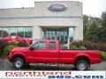 2003 Red Clearcoat Ford F250 Super Duty XLT SuperCab 4x4  photo #1