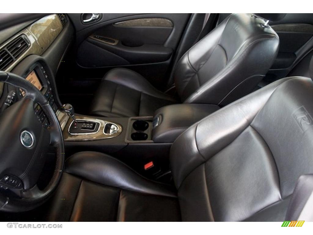 2003 S-Type R - Black / Charcoal photo #3