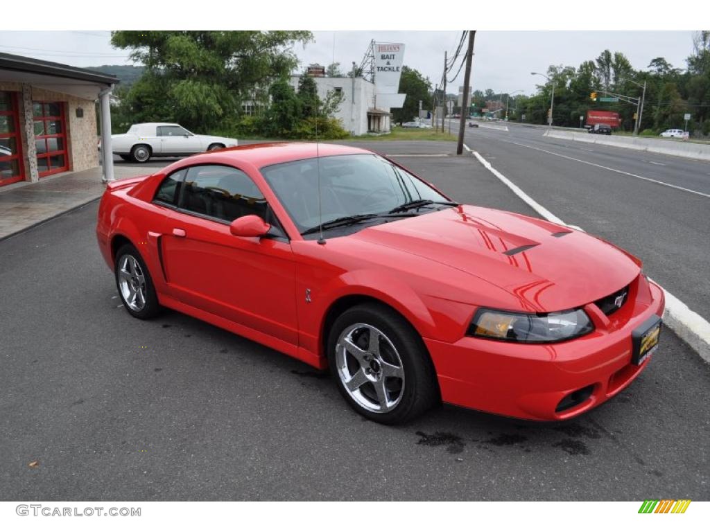 2004 Mustang Cobra Coupe - Torch Red / Dark Charcoal photo #2
