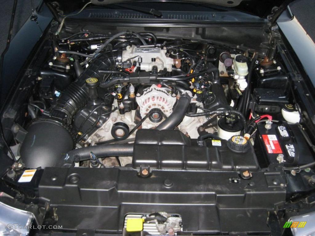 2000 Mustang GT Convertible - Black / Dark Charcoal photo #13