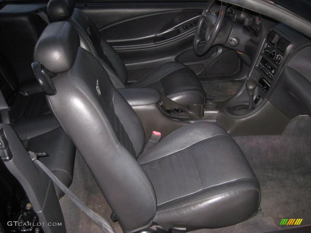 2000 Mustang GT Convertible - Black / Dark Charcoal photo #20