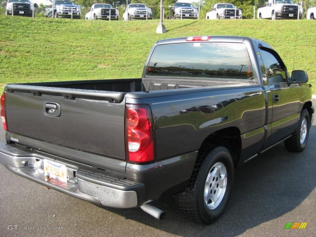 2004 Silverado 1500 LS Regular Cab - Black / Dark Charcoal photo #6