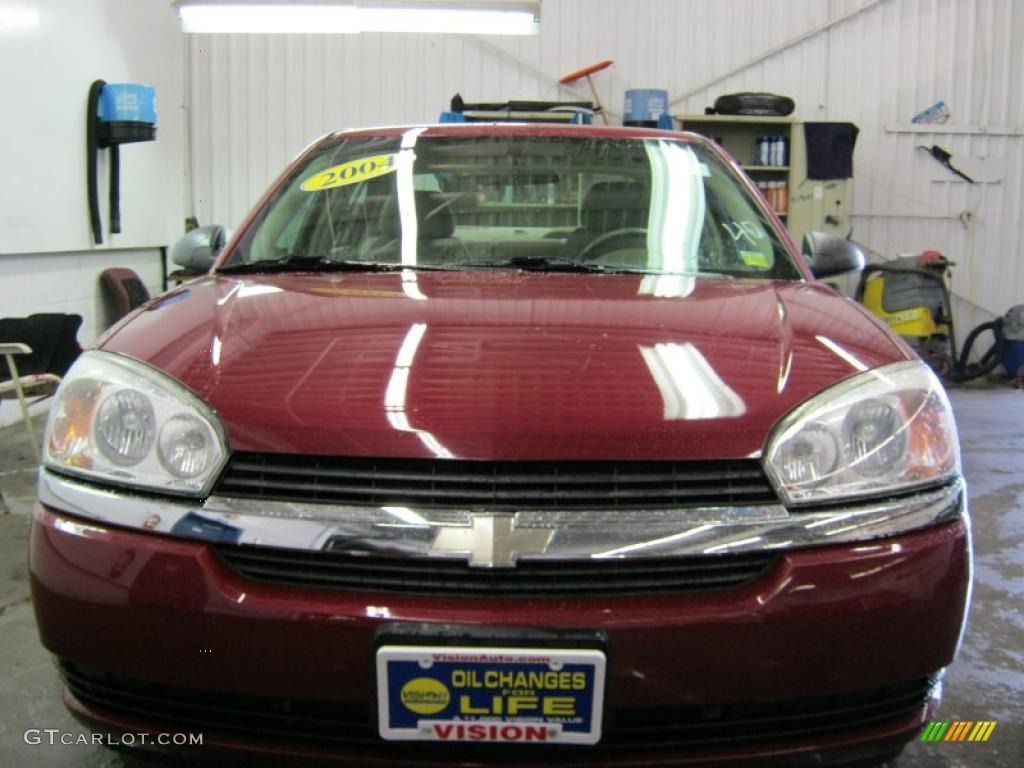 2004 Malibu LS V6 Sedan - Sport Red Metallic / Neutral photo #12