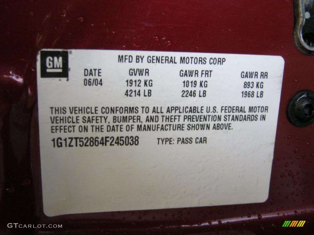2004 Malibu LS V6 Sedan - Sport Red Metallic / Neutral photo #27