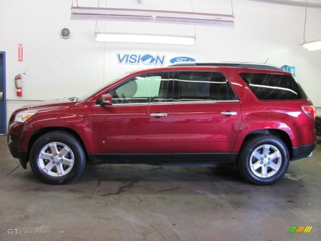 2007 Outlook XR AWD - Red Jewel / Tan photo #16