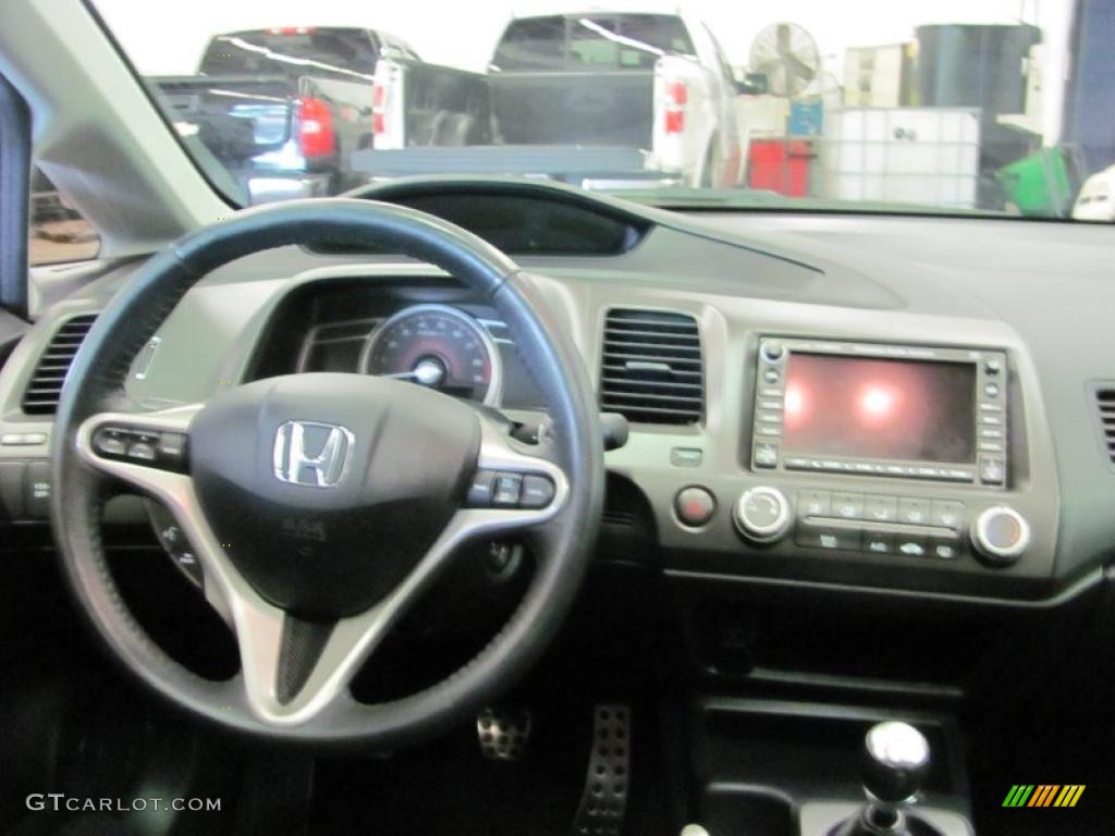 2007 Civic Si Sedan - Nighthawk Black Pearl / Black photo #4