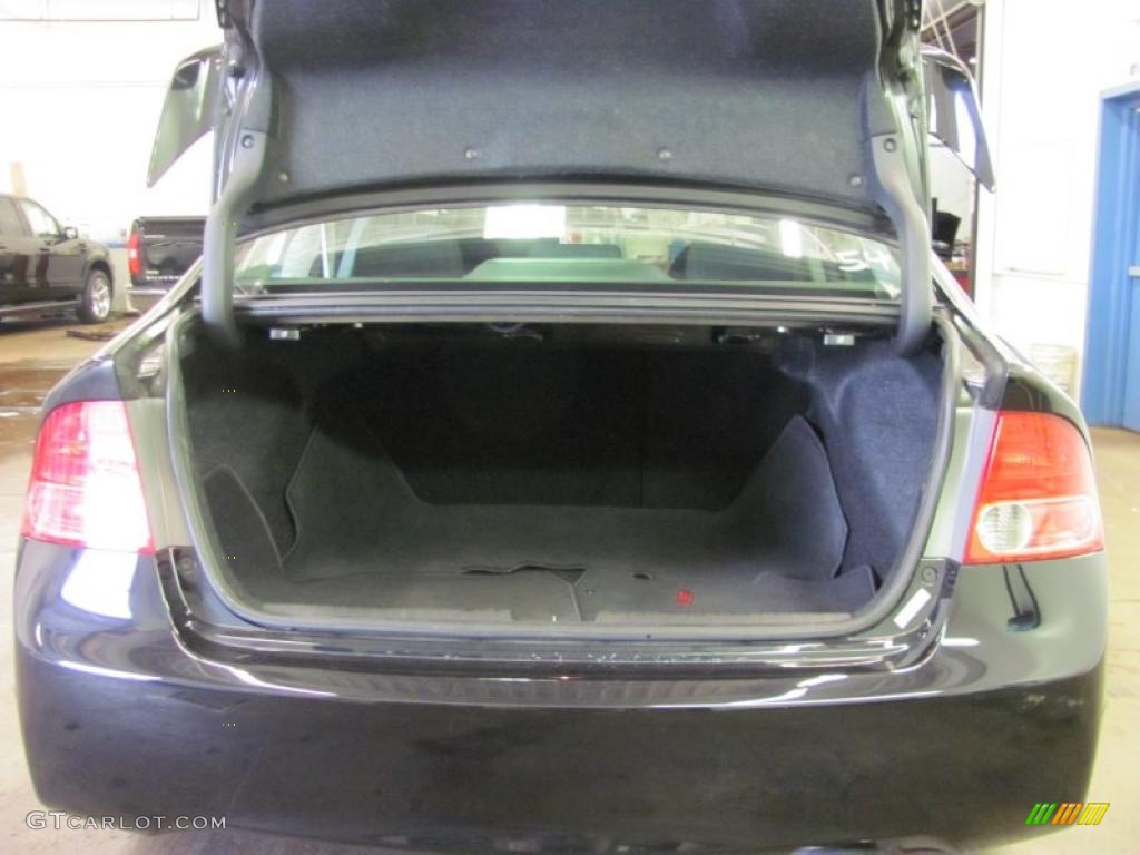 2007 Civic Si Sedan - Nighthawk Black Pearl / Black photo #6