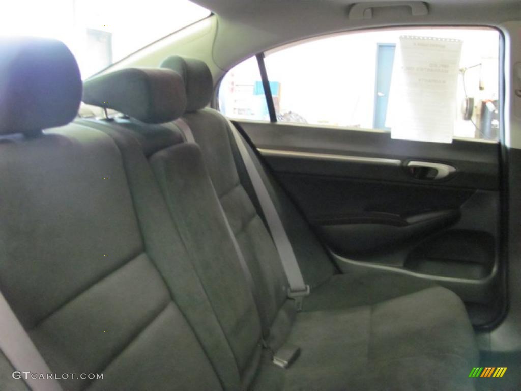 2007 Civic Si Sedan - Nighthawk Black Pearl / Black photo #8