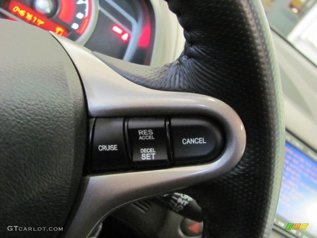 2007 Civic Si Sedan - Nighthawk Black Pearl / Black photo #10