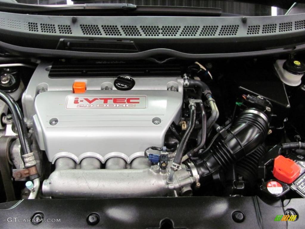 2007 Civic Si Sedan - Nighthawk Black Pearl / Black photo #12