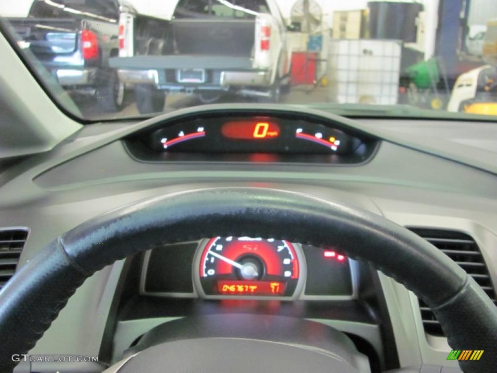 2007 Civic Si Sedan - Nighthawk Black Pearl / Black photo #28