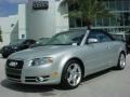 2008 Light Silver Metallic Audi A4 2.0T Cabriolet  photo #1