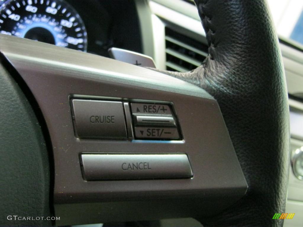 2010 Outback 2.5i Premium Wagon - Crystal Black Silica / Off Black photo #23