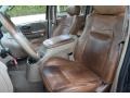 2003 Ford F150 Castano Brown Leather Interior Front Seat Photo