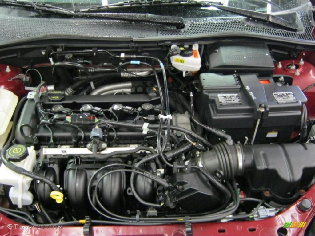 2007 Focus ZX5 SES Hatchback - Dark Toreador Red Metallic / Charcoal photo #10