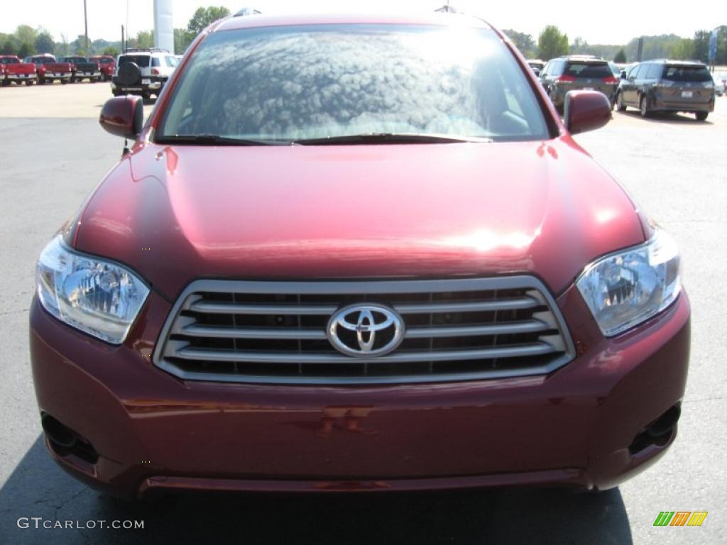 2010 Highlander  - Salsa Red Pearl / Sand Beige photo #2