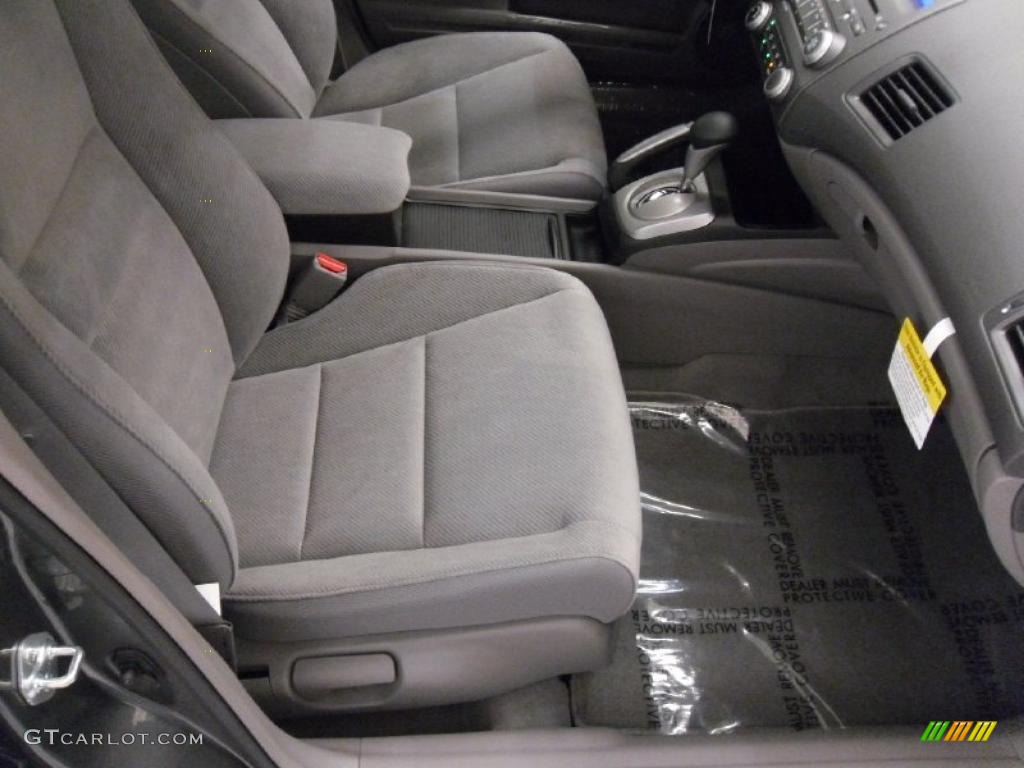 2011 Civic EX Sedan - Polished Metal Metallic / Gray photo #22
