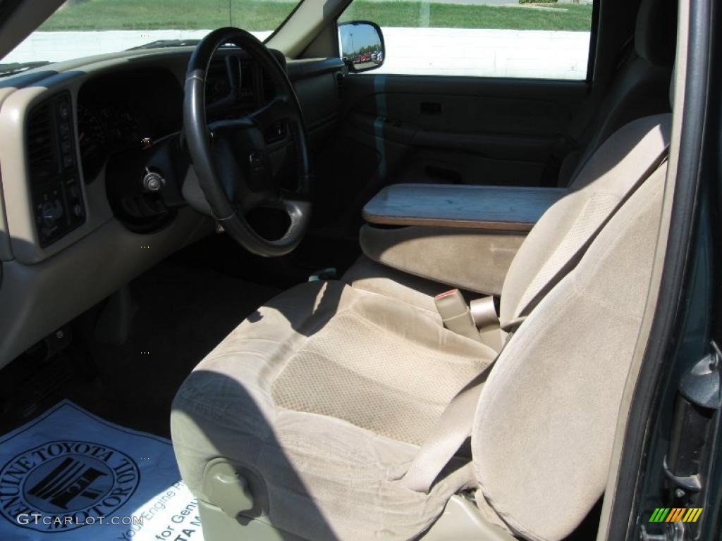 2001 Silverado 1500 LS Extended Cab 4x4 - Forest Green Metallic / Graphite photo #5