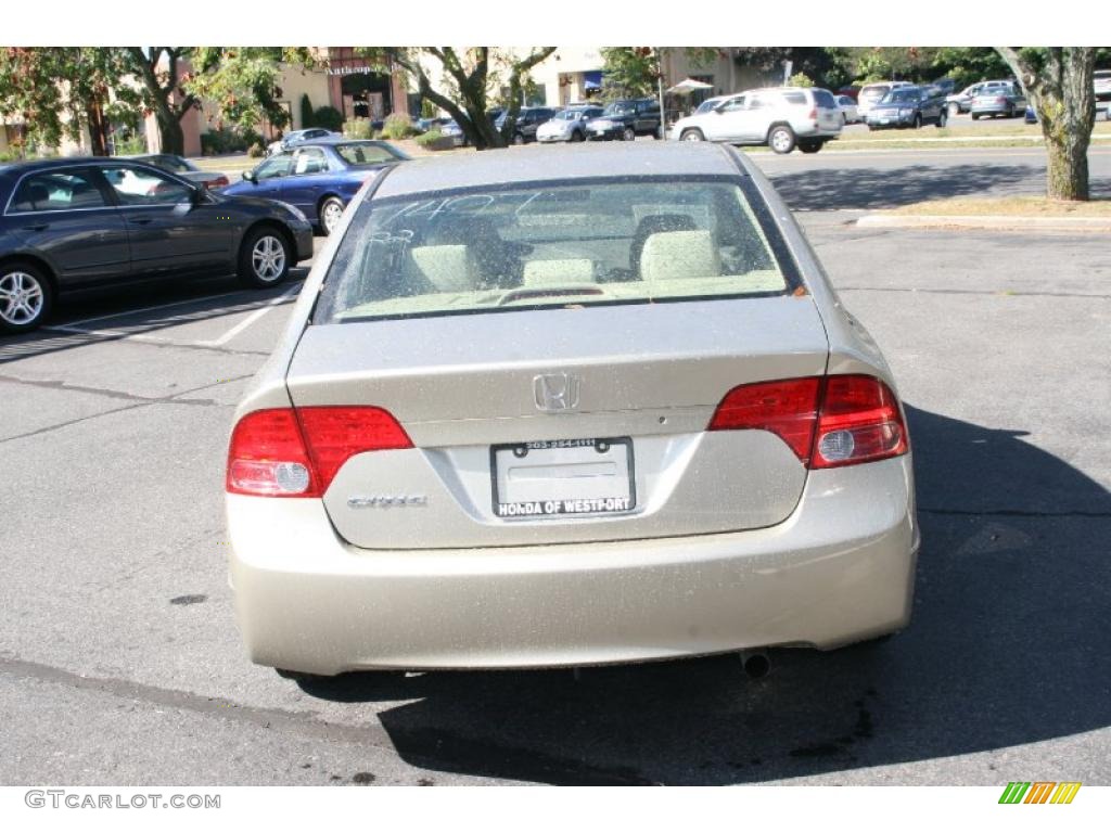 2007 Civic EX Sedan - Borrego Beige Metallic / Ivory photo #6