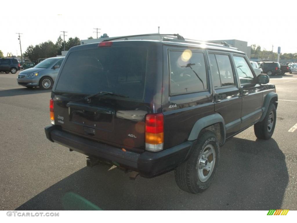 1998 Cherokee Sport 4x4 - Deep Amethyst Pearl / Mist Gray photo #6