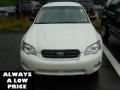 2007 Satin White Pearl Subaru Outback 2.5i Wagon  photo #2