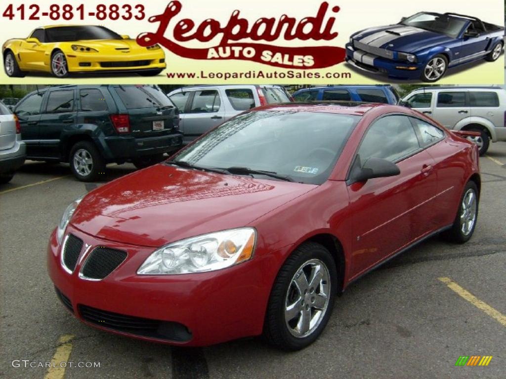 2006 G6 GT Coupe - Crimson Red / Ebony photo #28
