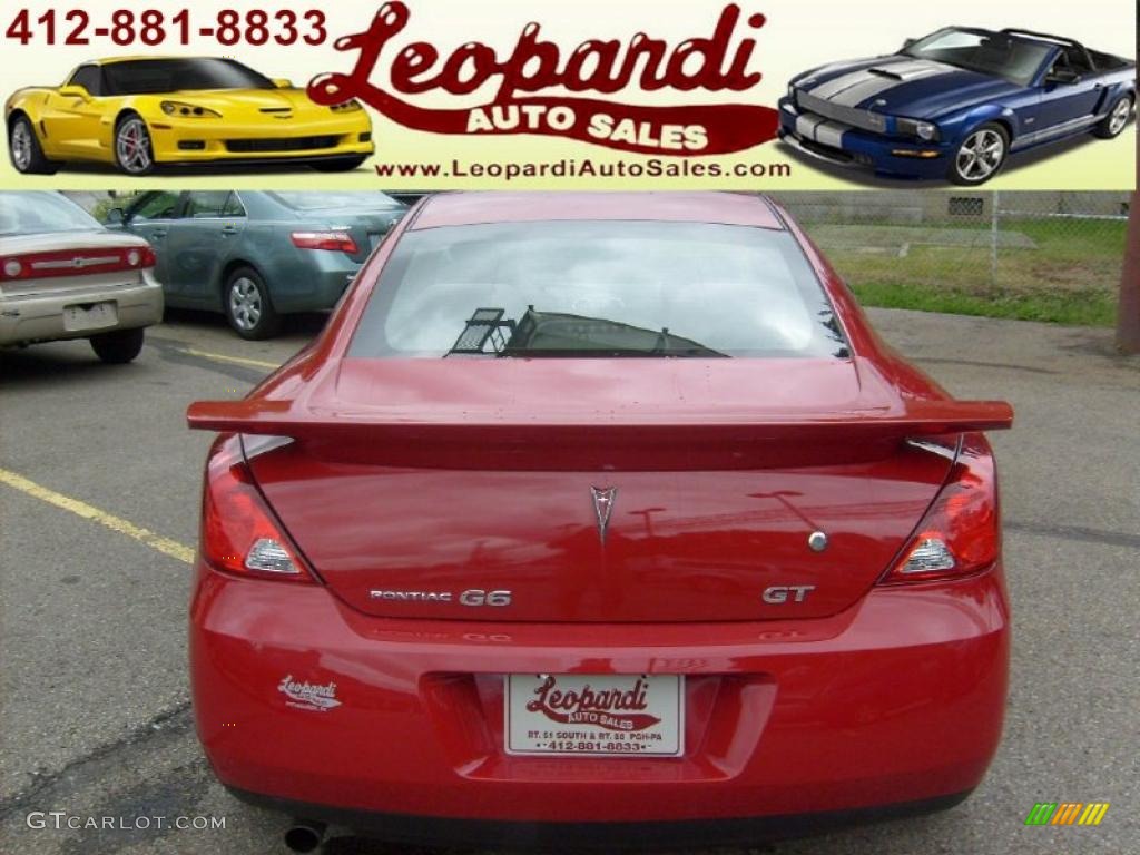 2006 G6 GT Coupe - Crimson Red / Ebony photo #31