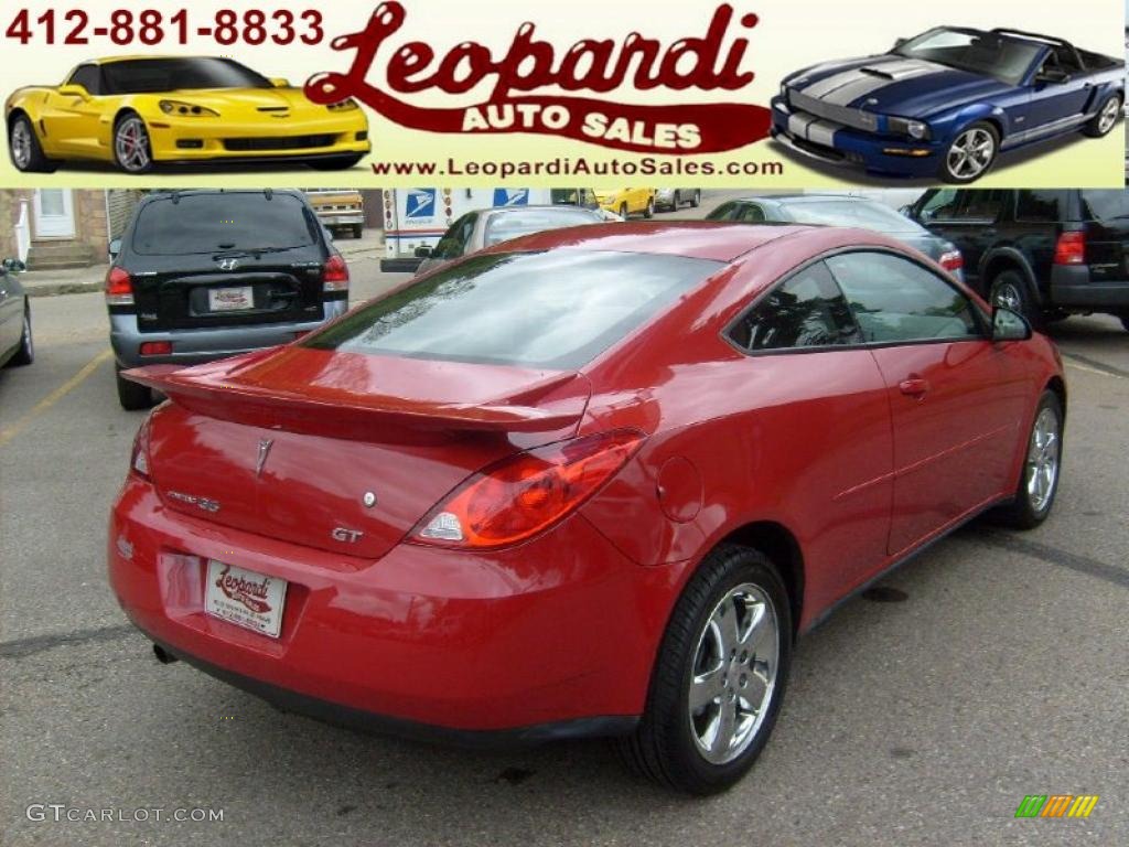 2006 G6 GT Coupe - Crimson Red / Ebony photo #32