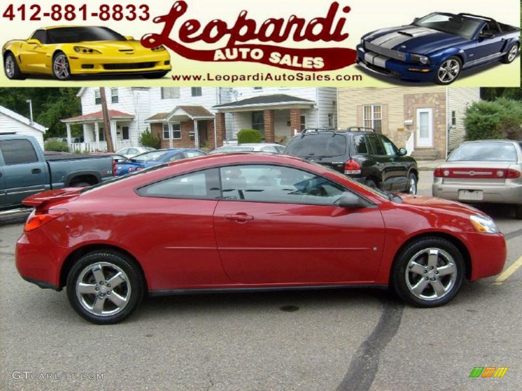 2006 G6 GT Coupe - Crimson Red / Ebony photo #33