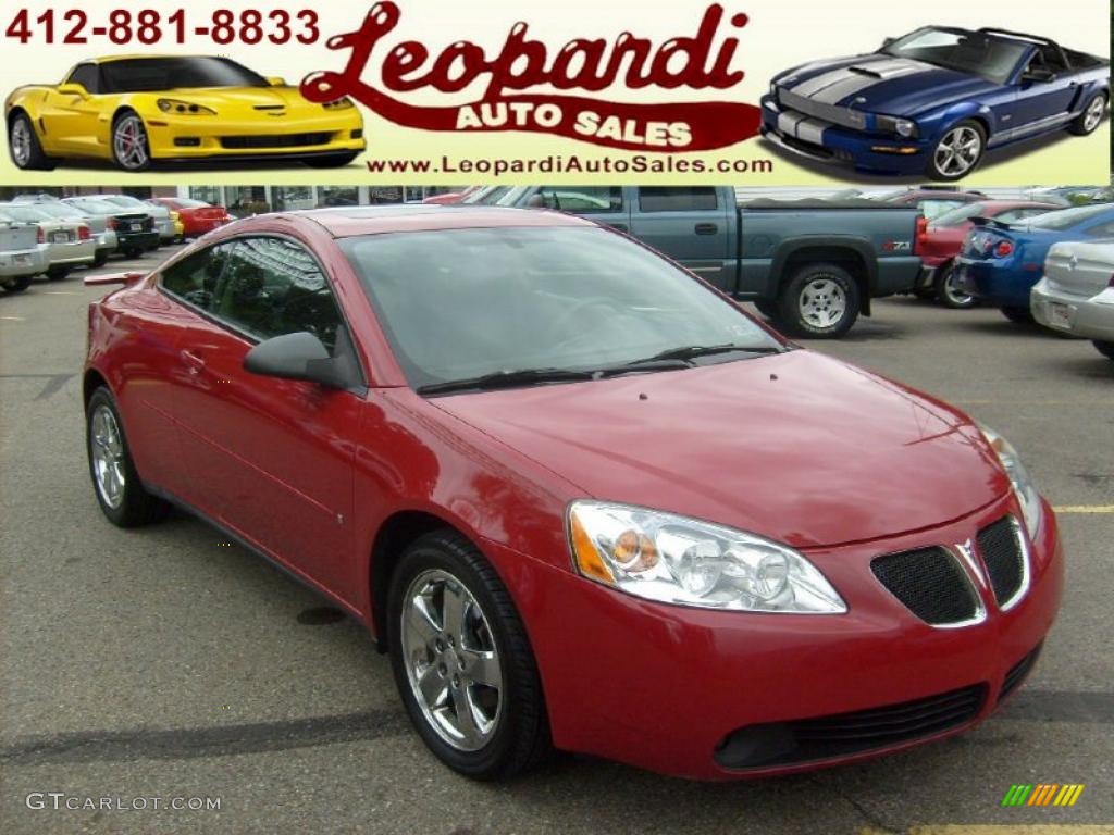 2006 G6 GT Coupe - Crimson Red / Ebony photo #34
