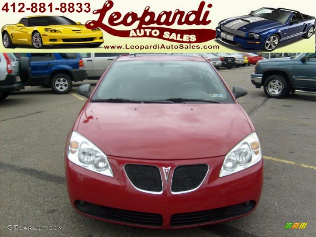 2006 G6 GT Coupe - Crimson Red / Ebony photo #35