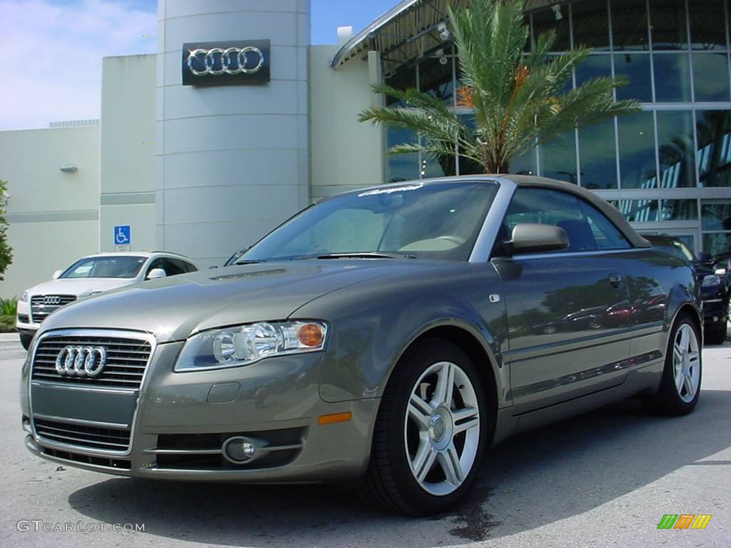 2008 A4 2.0T Cabriolet - Alpaka Beige Metallic / Beige photo #1