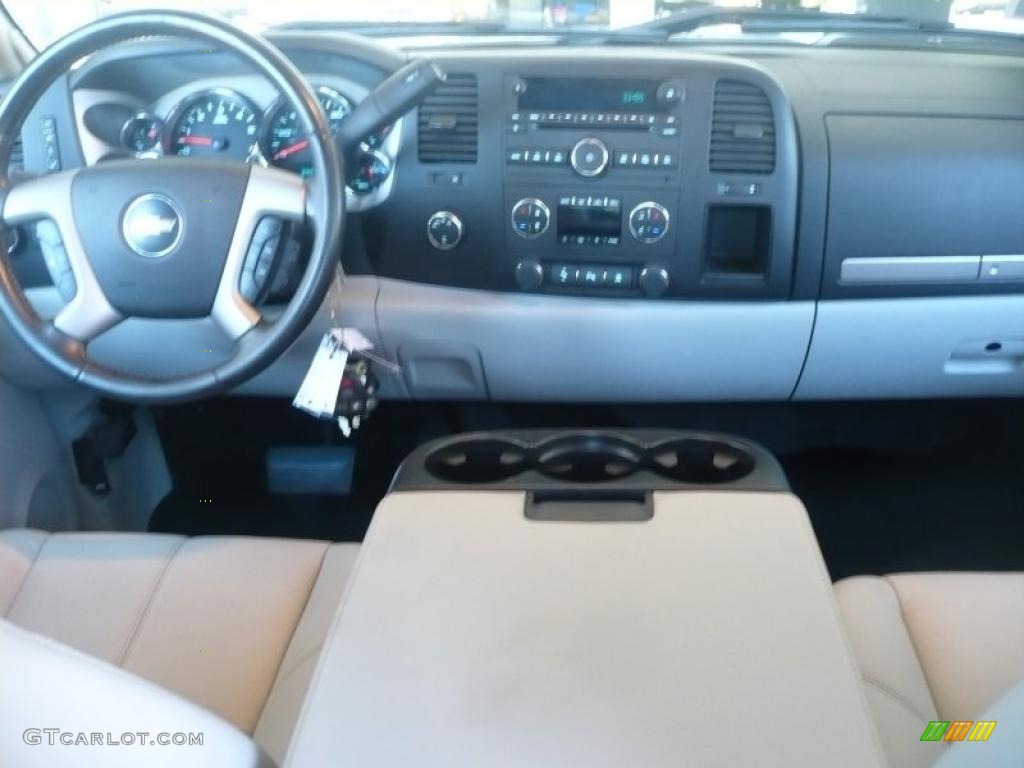 2008 Silverado 1500 LT Crew Cab 4x4 - Black / Light Titanium/Ebony Accents photo #17