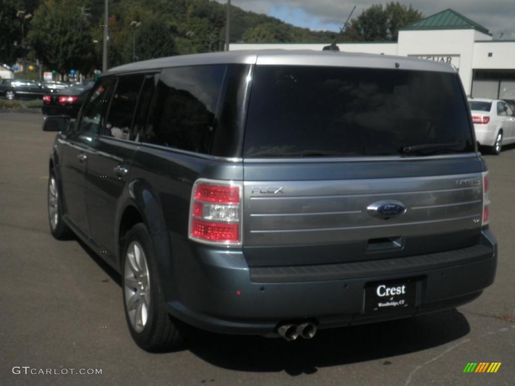 2010 Flex Limited AWD - Steel Blue Metallic / Medium Light Stone photo #4