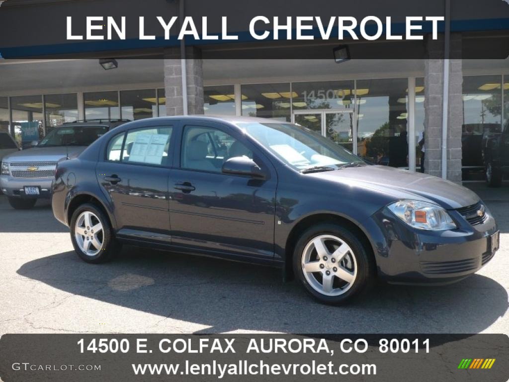 2009 Cobalt LT Sedan - Slate Metallic / Gray photo #1