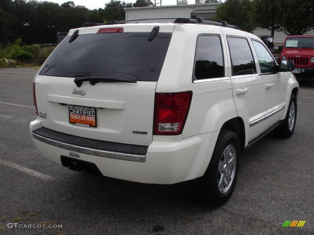 2007 Grand Cherokee Limited 4x4 - Stone White / Medium Slate Gray photo #4