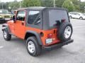 2005 Impact Orange Jeep Wrangler X 4x4  photo #6