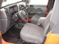 2005 Impact Orange Jeep Wrangler X 4x4  photo #10