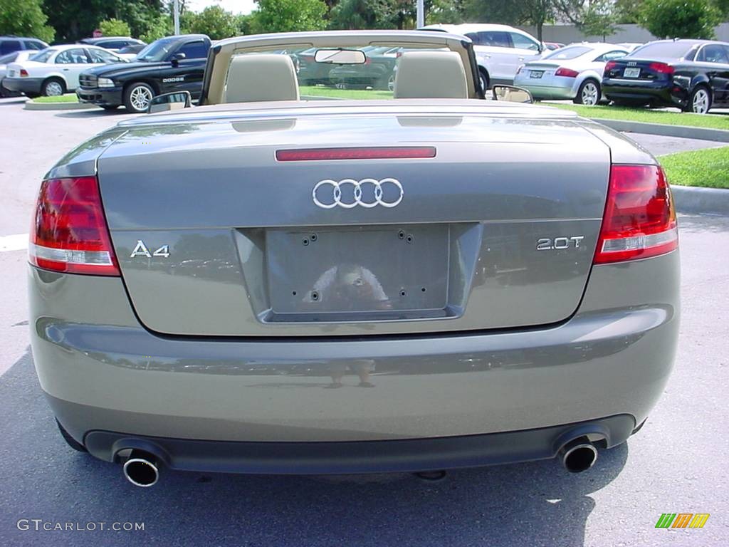 2008 A4 2.0T Cabriolet - Alpaka Beige Metallic / Beige photo #4