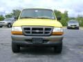 2000 Chrome Yellow Ford Ranger XL SuperCab 4x4  photo #2