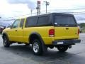 2000 Chrome Yellow Ford Ranger XL SuperCab 4x4  photo #5