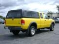 2000 Chrome Yellow Ford Ranger XL SuperCab 4x4  photo #7
