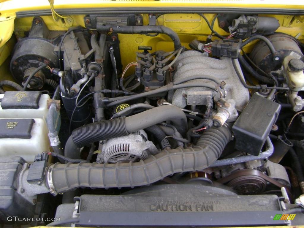 2000 Ranger XL SuperCab 4x4 - Chrome Yellow / Medium Prairie Tan photo #16