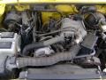 2000 Chrome Yellow Ford Ranger XL SuperCab 4x4  photo #16